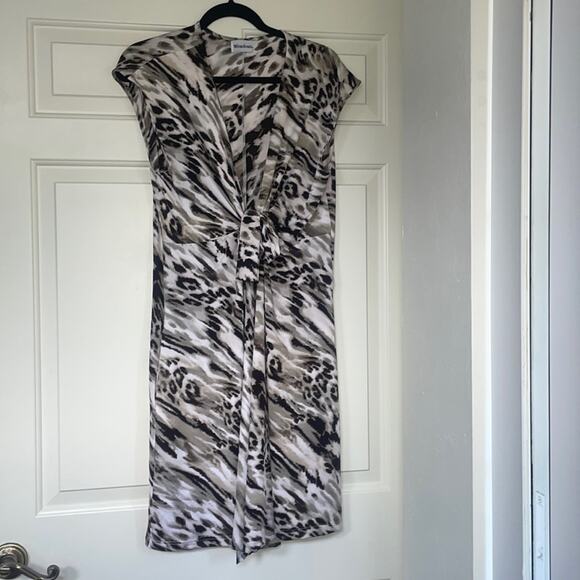 MIRACLESUIT Cap Sleeve Printed Beach Dress Medium M - Picture 2 of 5